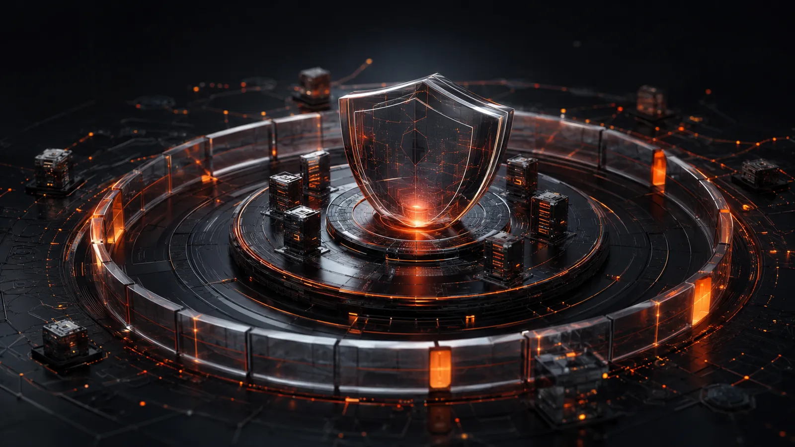 Layered cyber security protecting business systems