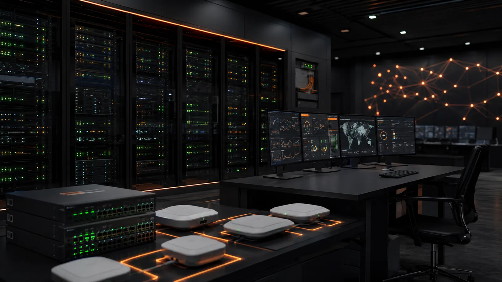 Managed IT infrastructure, networking and system monitoring